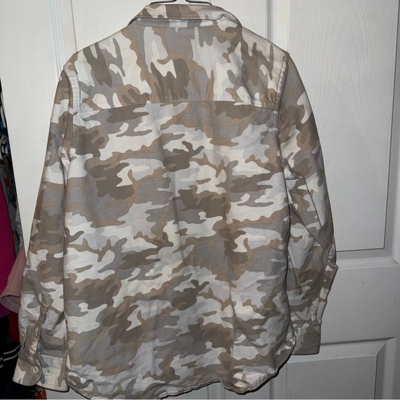 L.L. Bean Men's Casual Camouflage Shirt - Tan and Cream - Picture 5 of 5